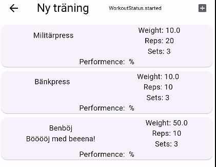 Workout app